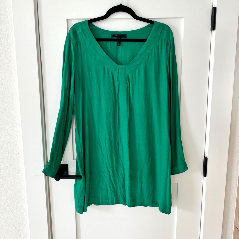 BGBG Max Azria Emerald Green Mini Dress